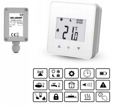 EasyRot X40 bezvadu telpas termostats