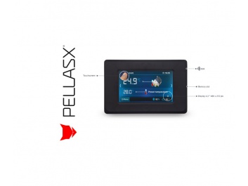 PellasX Skārienjūtīgs bezvadu telpas termostats X80