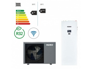 HEIKO THERMAL PLUS 12kW gaisa-ūdens siltumsūknis ar integrētu karstā ūdens tvertni 250 L