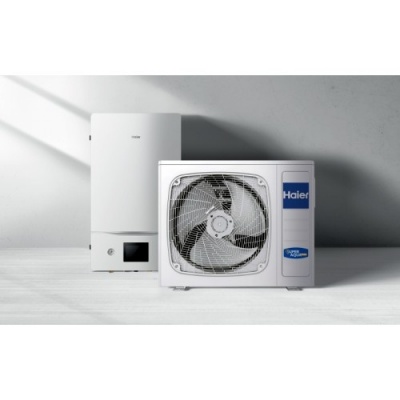Haier SUPER AQUA Split 4kW gaiss-ūdens siltumsūknis AW042SSCHA / HU062WAMNA