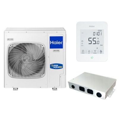 Haier monobloka 5kW siltumsūknis gaiss-ūdens AU052FYCRB(HW)+YR-E27+ATW-A01