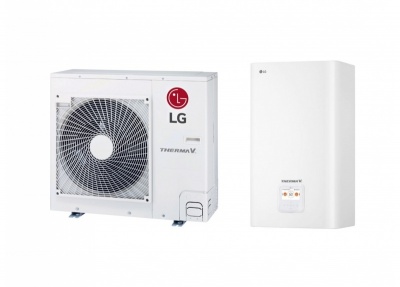 Gaisa-ūdens siltumsūknis LG R32 dalītais 7kw